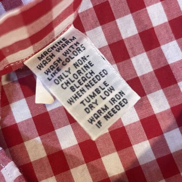 Vintage Polo Ralph Lauren Shirt Mens XL Red Check Pockets Button Down Cowboy - Picture 7 of 10